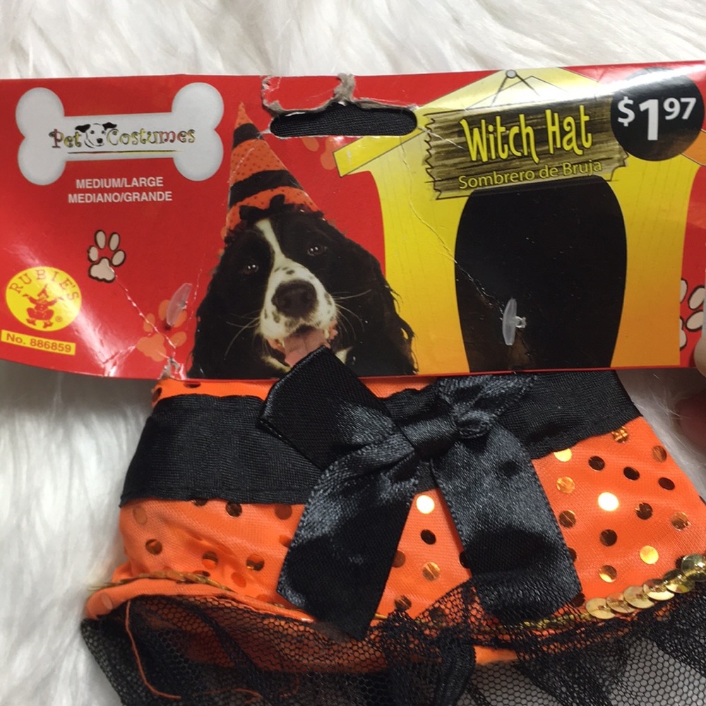 Halloween Dog Hat NWT Cat / Animal Witch Hat NEW